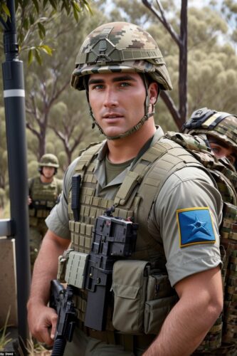 handsome male australian army officer erosscia is pleasure reimagined