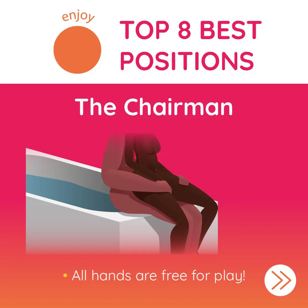 one of the top eight shower sex positions is the chairman where all hands are free, you can read the full article by clicking the link http://www.erosscia.com/how-to-have-shower-sex/