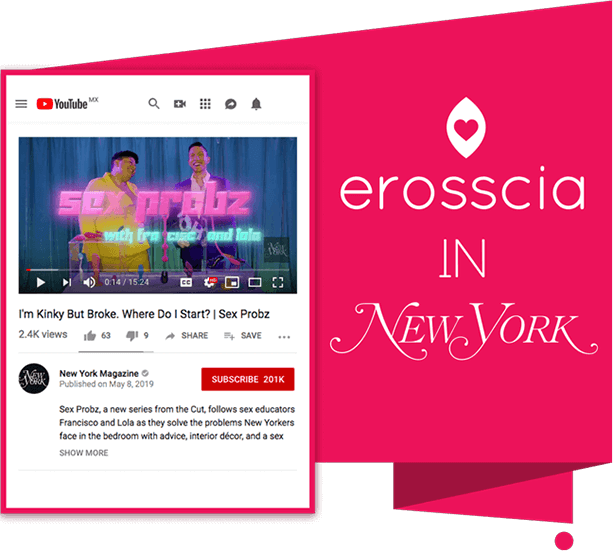 Erosscia featured in New York